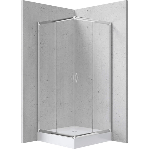 Shower cabin, square, 90 cm, Deante