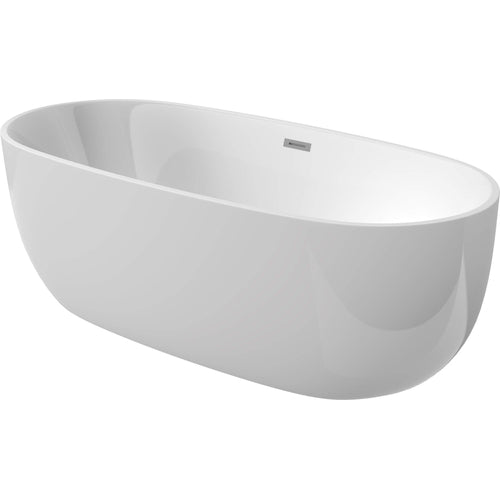 Acrylic bathtub, freestanding, oval - 150 cm, Deante
