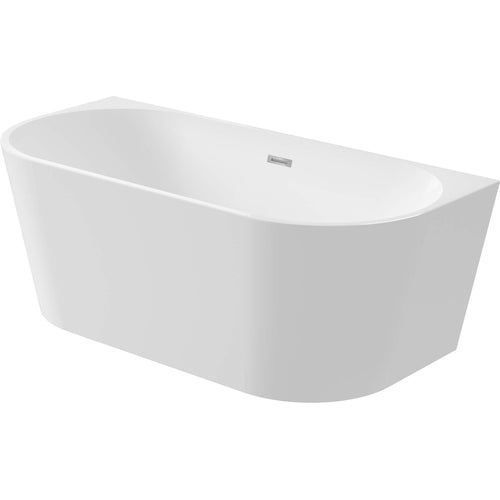 Acrylic bathtub, wall-mounted/freestanding - 150 cm, Deante