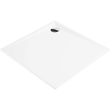 Cădiță de duș din acrilat, pătrat, 80 cm, Deante