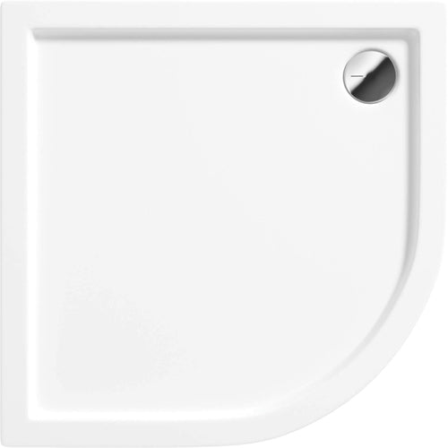 Acrylic shower tray, semicircle, 80 cm, Deante