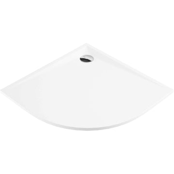 Cădiță de duș din acrilat, semicerc, 90 cm, Deante