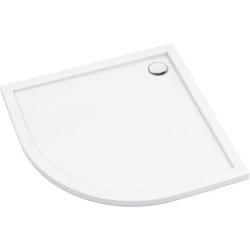 Acrylic shower tray, semicircle, 90 cm, Deante