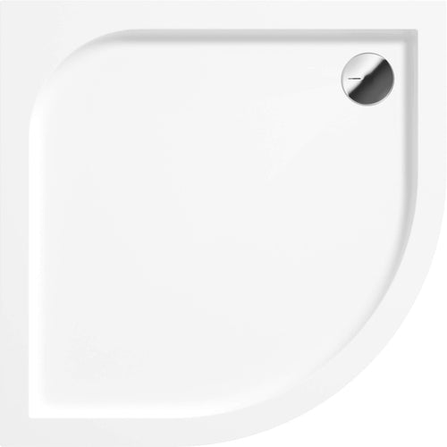 Acrylic shower tray, semicircle, 90x90 cm, Deante