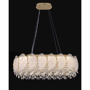 Candelabru Cristal Moderna cu LED D60cm 95W