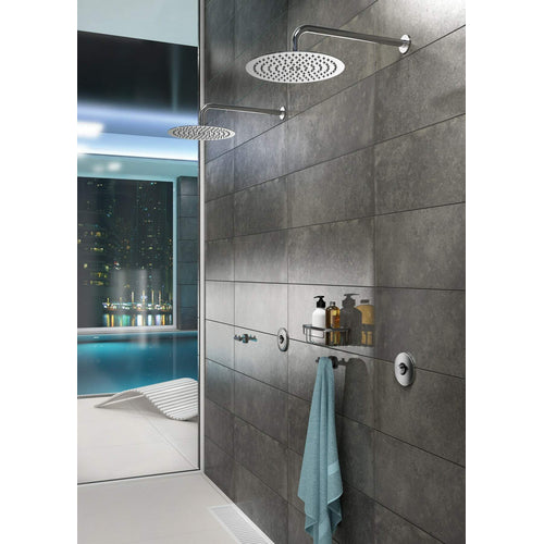 Shower head, steel - 300 mm, Deante