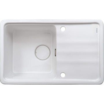 Ceramic sink, 1-bowl with drainer, Deante
