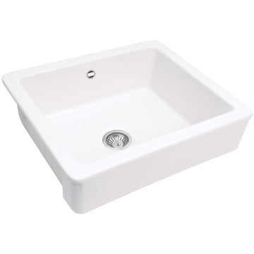 Ceramic sink, 1-bowl, farmhouse, Deante