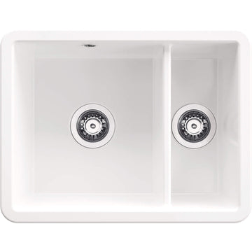 Ceramic sink, 1.5-bowl, Deante