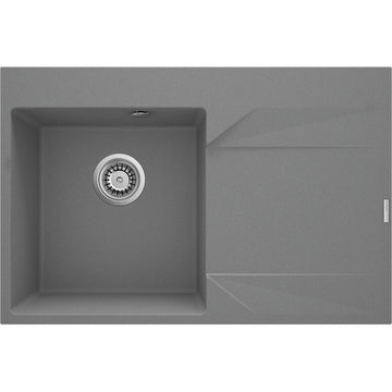 Granite sink, 1-bowl with drainer - right, Deante