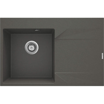 Granite sink, 1-bowl with drainer - right, Deante