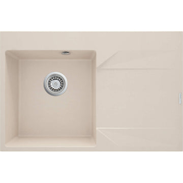 Granite sink, 1-bowl with drainer - right, Deante
