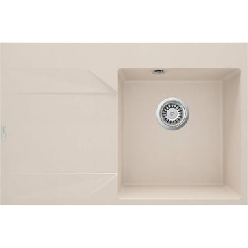 Granite sink, 1-bowl with drainer - left, Deante