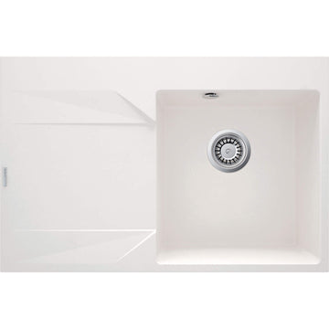 Granite sink, 1-bowl with drainer - left, Deante