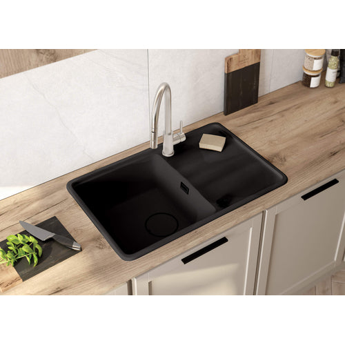 Granite sink, 1-bowl with drainer, Deante