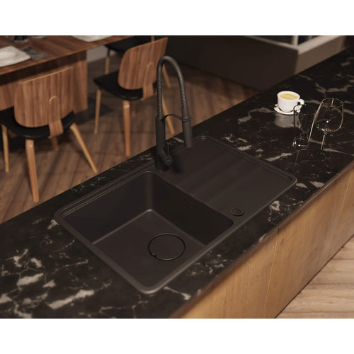 Granite sink, 1-bowl with drainer, Deante