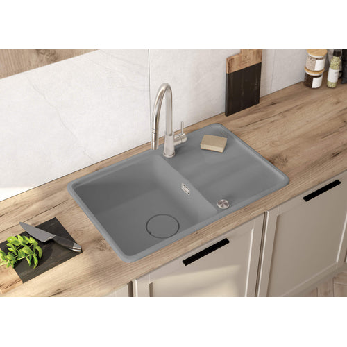Granite sink, 1-bowl with drainer, Deante