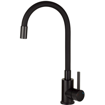 Granite sink with faucet, 1-bowl with drainer, Deante