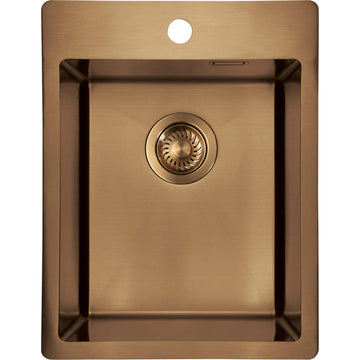 Chiuvetă din inox, 1-cuvă, Deante