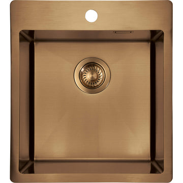 Chiuvetă din inox, 1-cuvă, Deante