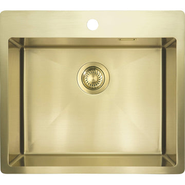 Chiuvetă din inox, 1-cuvă, Deante