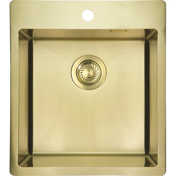 Chiuvetă din inox, 1-cuvă, Deante