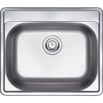 Chiuvetă din inox, 1-cuvă, Deante