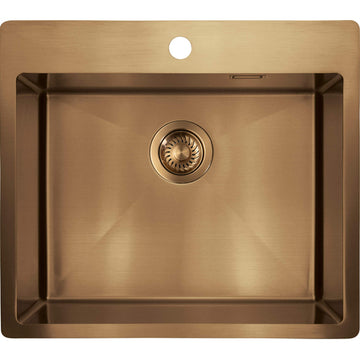 Chiuvetă din inox, 1-cuvă, Deante