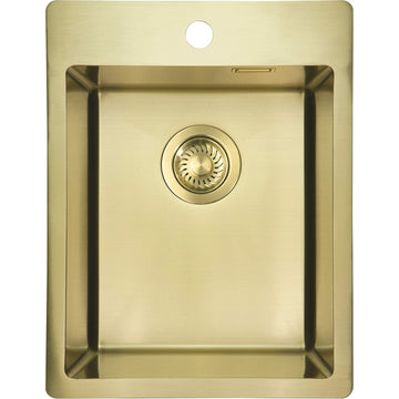 Chiuvetă din inox, 1-cuvă, Deante
