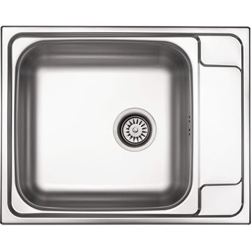 Chiuvetă din inox, 1-cuvă cu picurător, Deante