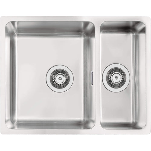 Stainless steel sink, 1.5-bowl, undermount, Deante