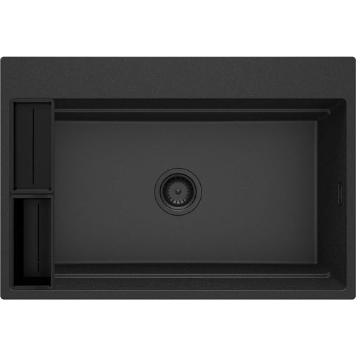 Chiuvetă magnetică din granit, 1-cuvă, Deante