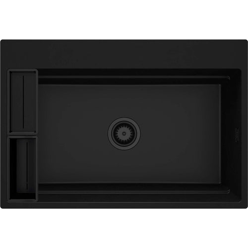 Chiuvetă magnetică din granit, 1-cuvă, Deante