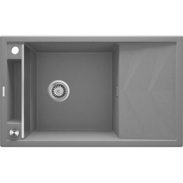 Chiuvetă magnetică din granit, 1-cuvă cu picurător, Deante