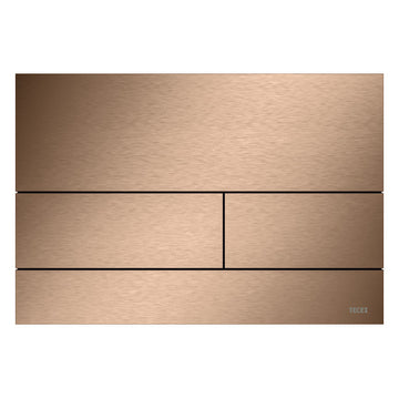 Clapeta actionare rezervor WC incastrat, TECE Square 9240848, auriu rosiatic mat grossmann