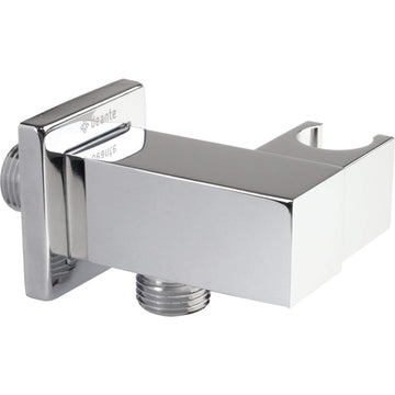 Cot conector pentru furtun, pătrat, cu mâner pentru dușul de mână, Deante