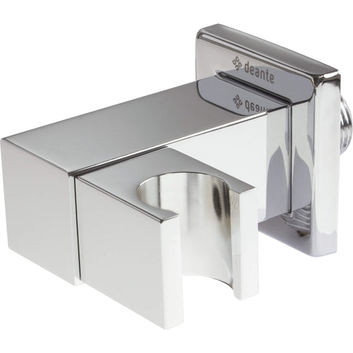 Hose connector elbow, square, with handle for hand shower, Deante