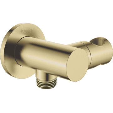 Cot conector pentru furtun, rotund, cu mâner pentru dușul de mână, Deante