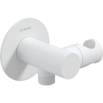 Cot conector pentru furtun, rotund, cu mâner pentru dușul de mână, Deante