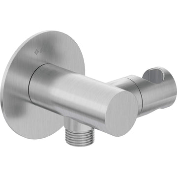 Cot conector pentru furtun, rotund, cu mâner pentru dușul de mână, Deante