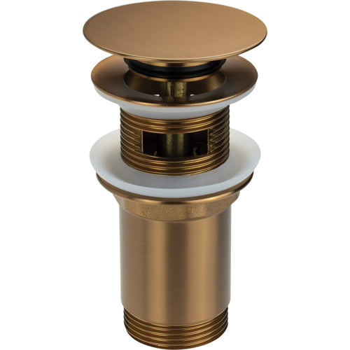 Sink or bidet stopper with metal sleeve - universal, Deante