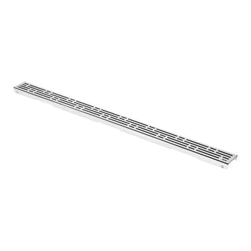 Grila rigola dus Tece drainline basic, inox lucios, 120cm, 601210 grossmann.ro