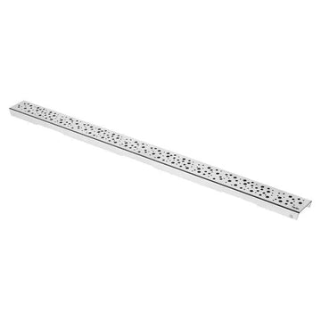 Grila rigola dus Tece drainline drops, inox lucios, 80cm, 600830 grossmann.ro