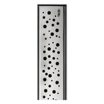 Grila rigola dus Tece drainline drops, inox mat, 90cm, 600931 grossmann.ro