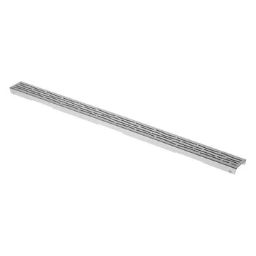 Grila rigola dus Tece drainline organic, inox mat, 120cm, 601261 grossmann.ro