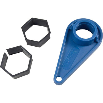 Protection kit - aerator key M24/28 and nut caps, Deante