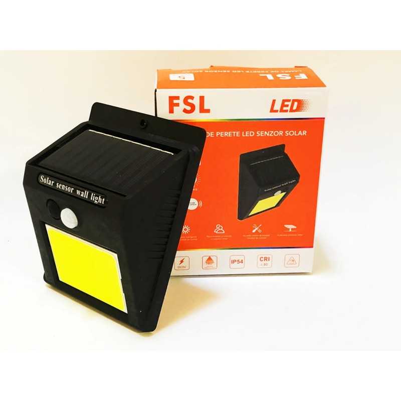 LAMPA LED CU INCARCARE SOLARA SI SENZOR DE MISCARE COB 48LED 5V 5W 1200MAH