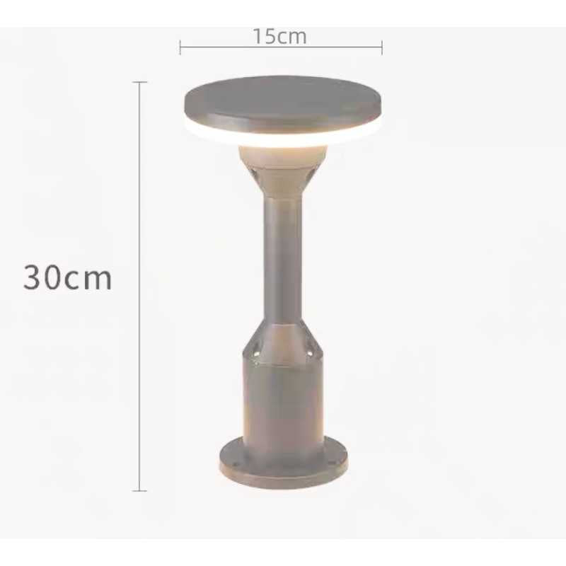 LAMPA LED DE GRADINA Gri Inaltime 30cm