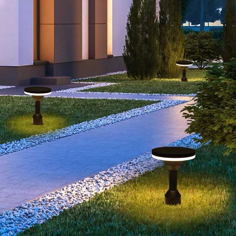 LAMPA LED DE GRADINA Gri Inaltime 30cm