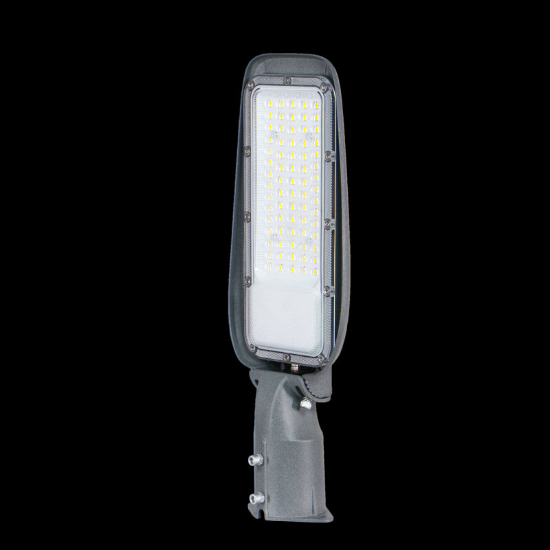 Lampa Stradala Gri Cu Led IP65 50W 6000lm 6500K Brate Reglabile